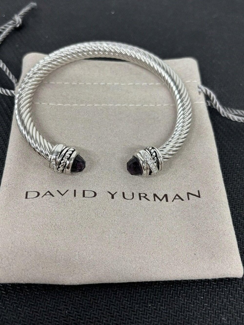 🌠David Yurman🌠 7mm 925 Silver Bracelet